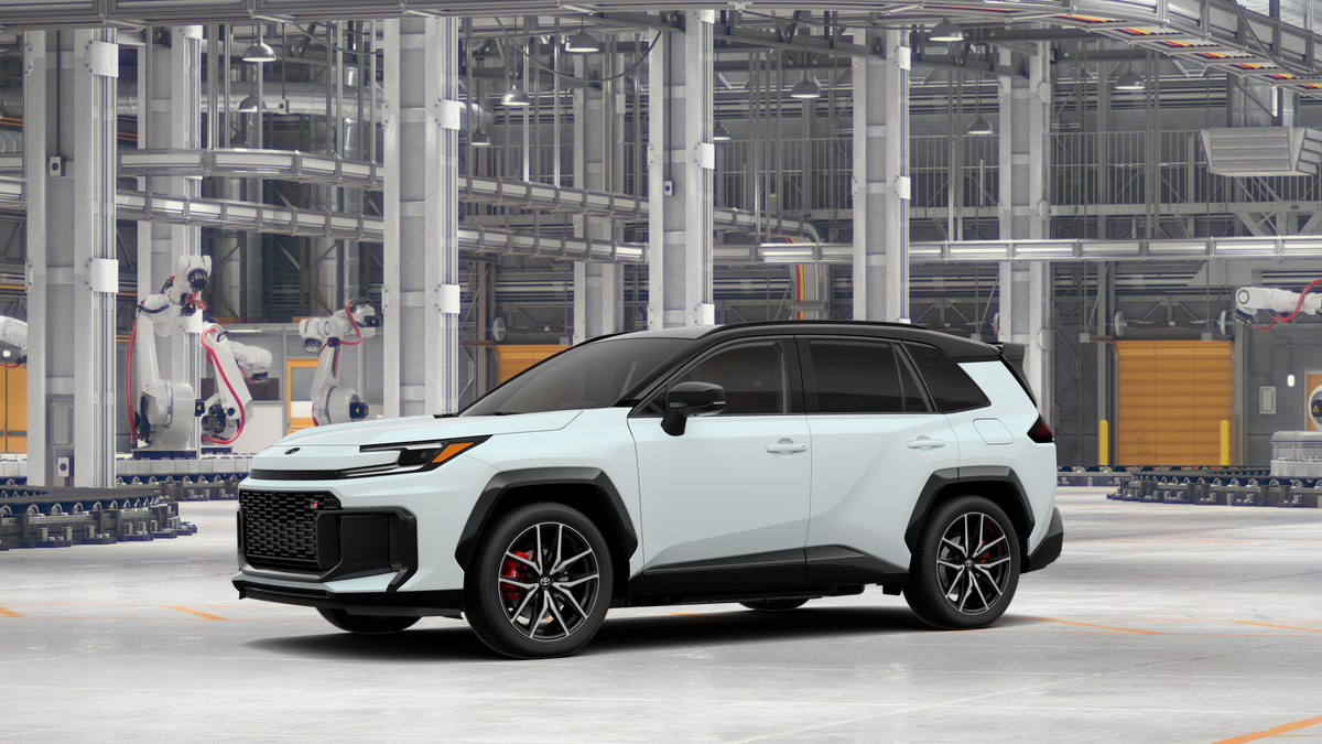 New 2026 Wind Chill Pearl with Midnight Black Metallic roof Toyota GR SPORT image 2