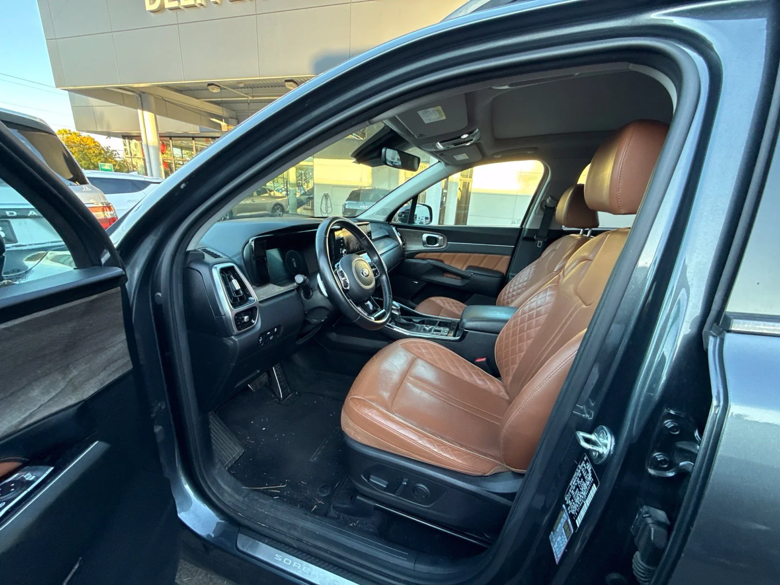 Used 2021 Gravity Gray Kia SX Prestige X-Line image 5