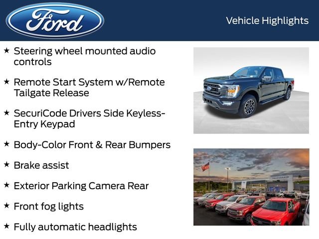 Certified Used 2022 Black Metallic Ford XLT image 9