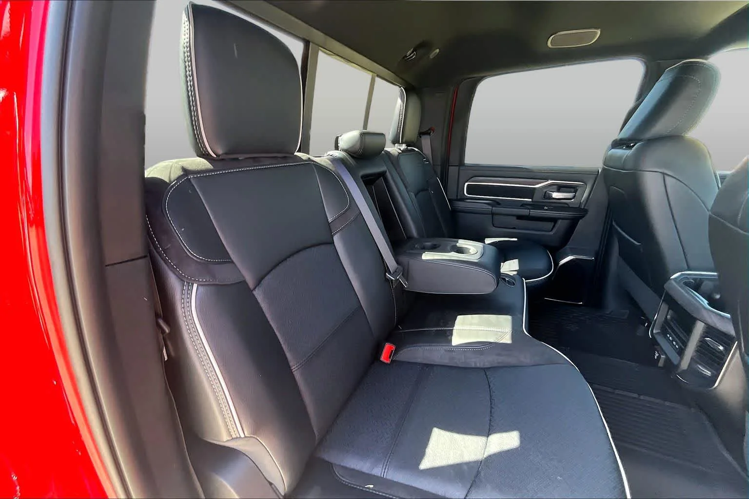 New 2026 Flame Red Clear-Coat Exterior Paint RAM Laramie image 23