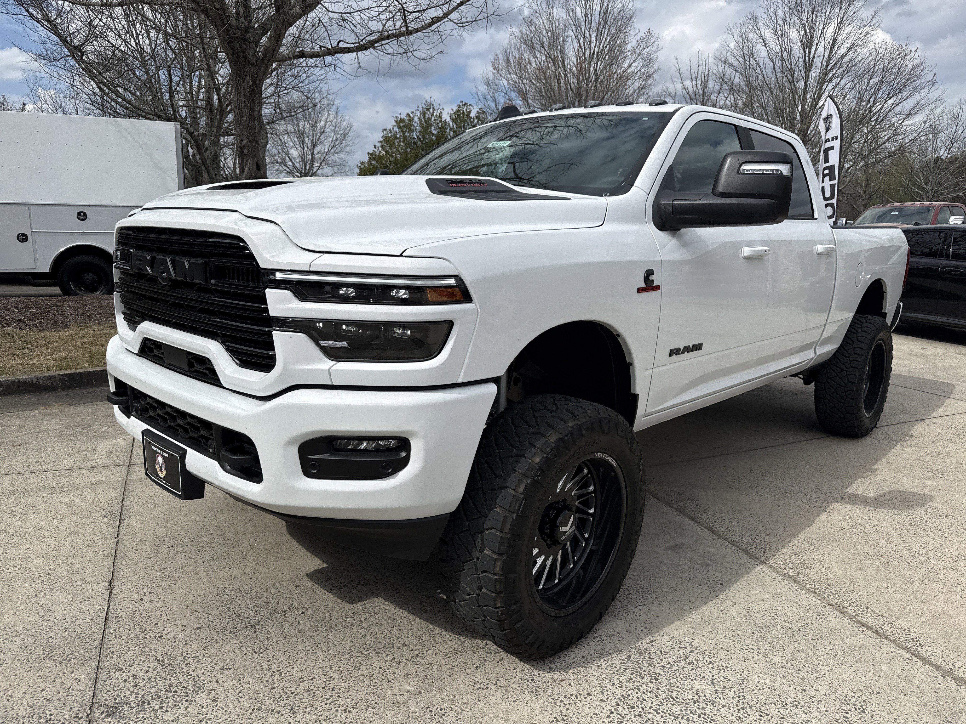 New 2026 Bright White Clearcoat RAM Laramie image 3