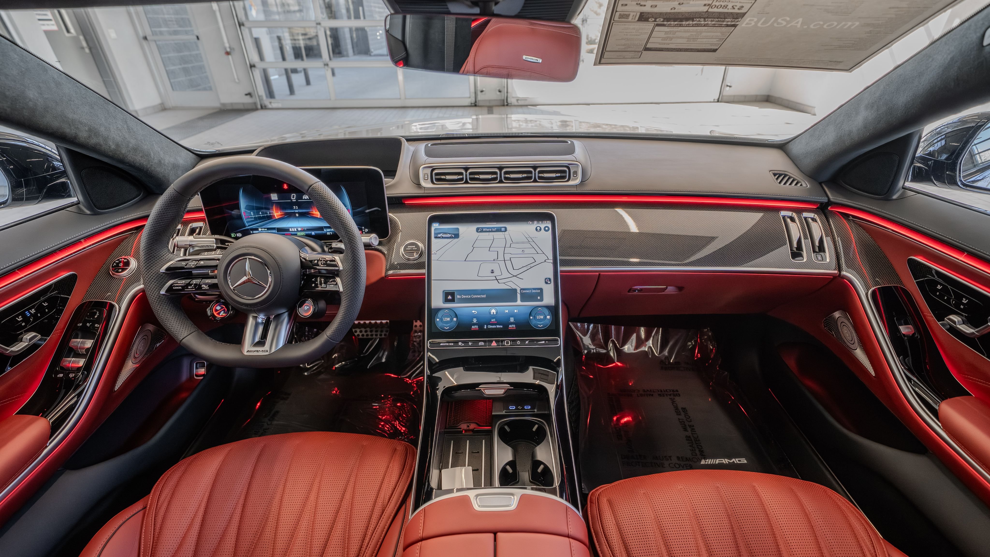 New 2026 MANUFAKTUR Moonlight White Metallic Mercedes-Benz S 63 E AMG® image 8