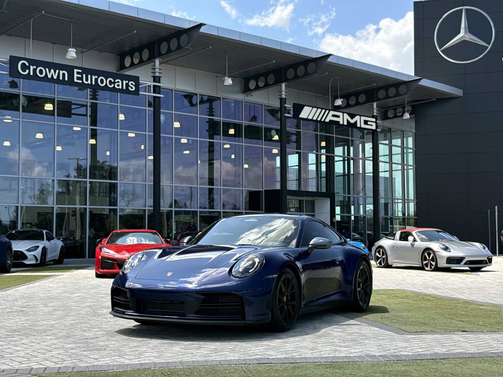 Blue 2026 Porsche 911 Coupe Rear-Wheel Drive 