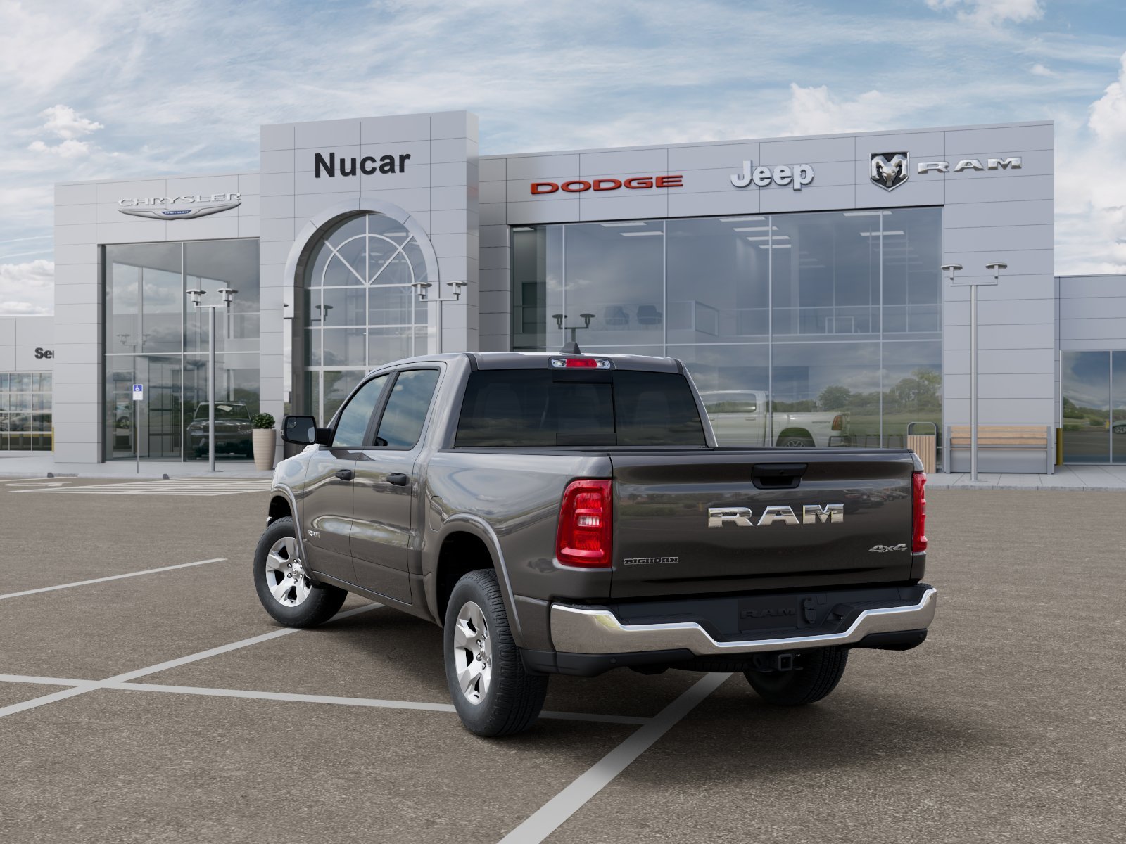 New 2026 Granite Crystal Metallic Clear-Coat Exterior Paint RAM Big Horn/Lone Star image 4