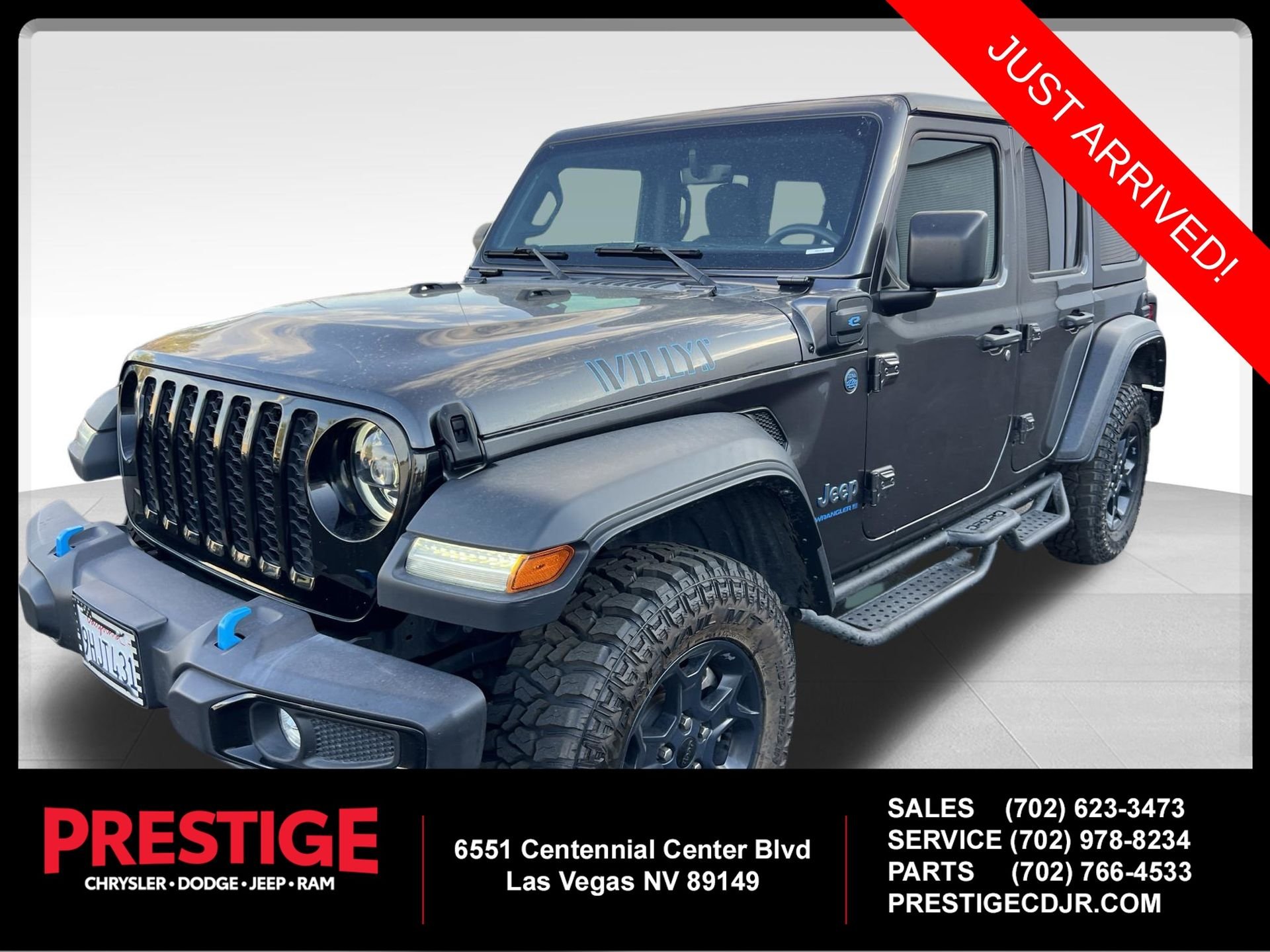 Used 2023 Gray Jeep Willys 4xe image 1