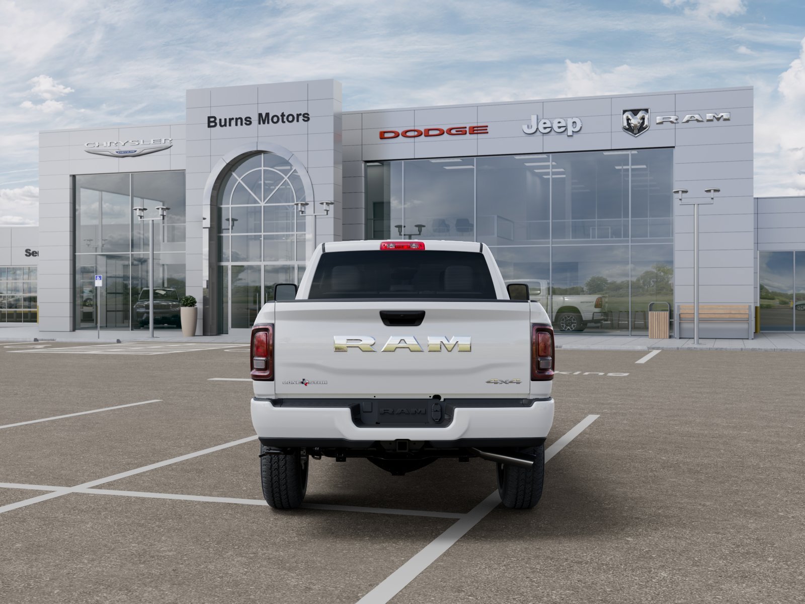 New 2026 Bright White Clearcoat RAM Lone Star image 7