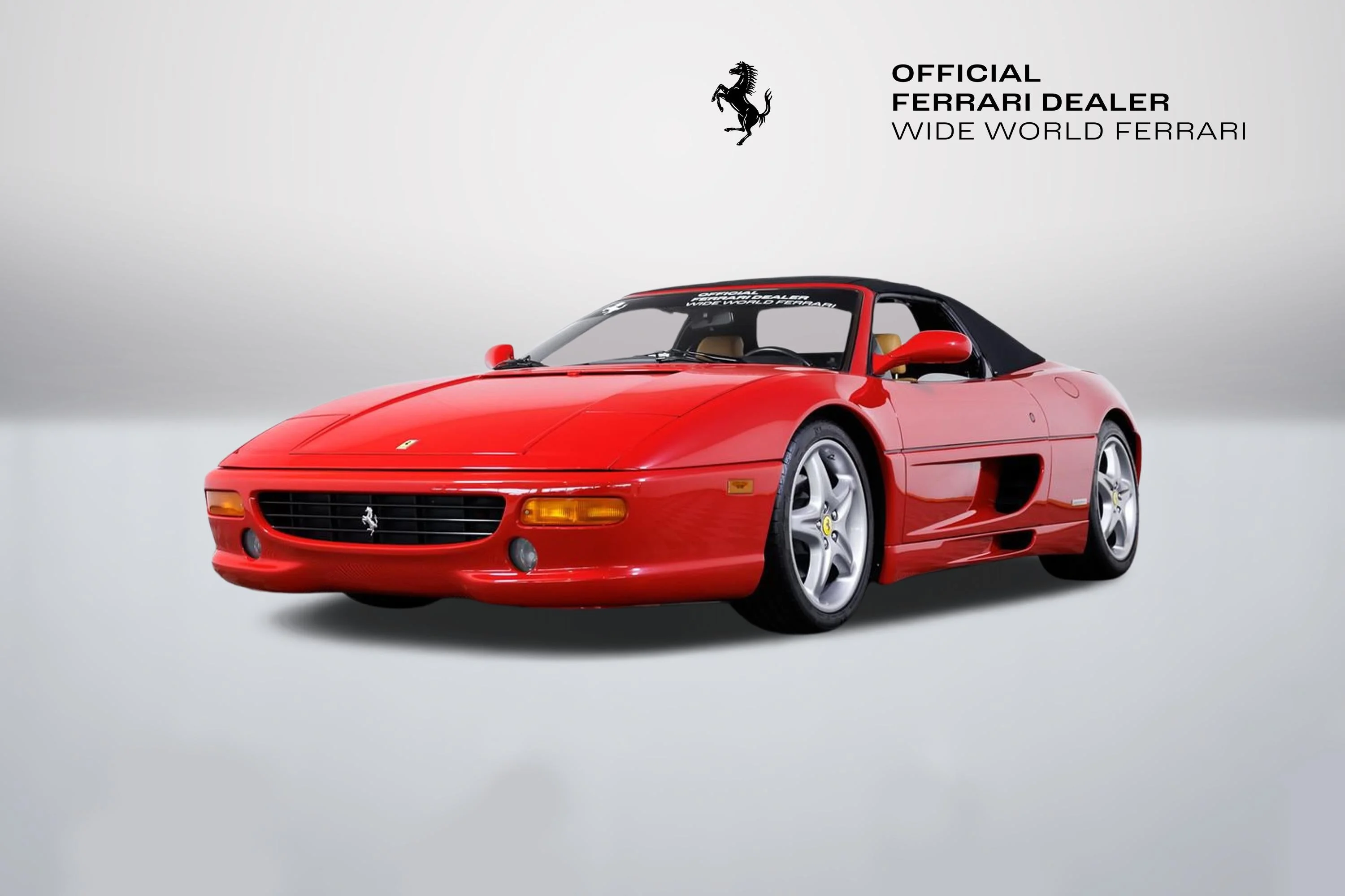 Used 1996 Rosso Corsa Ferrari Spider OEM Manual image 2