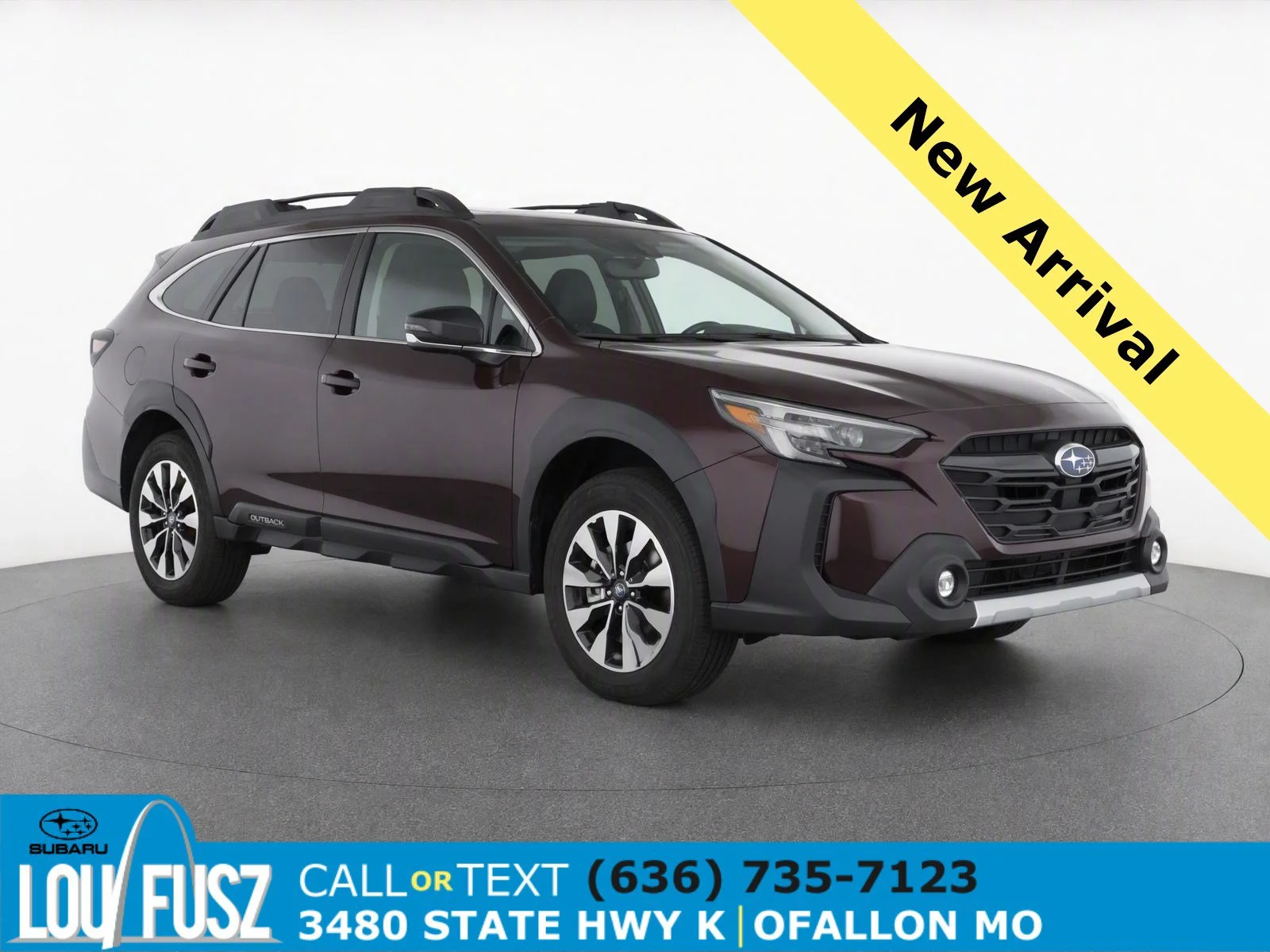 Used 2024 Dark Mahogany Pearl Subaru Limited image 1