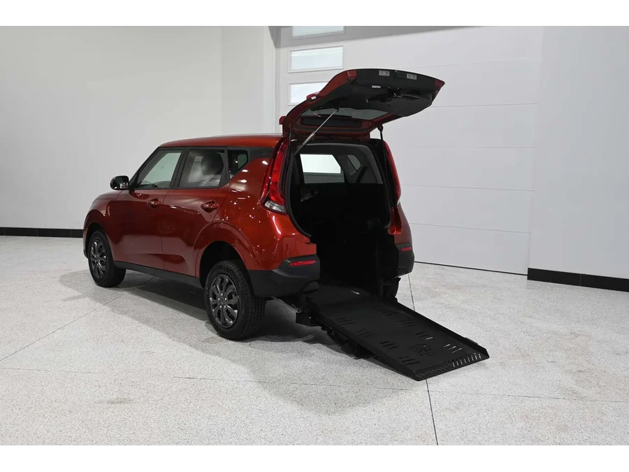 Used 2020 RED Kia LX Mobility Handicap Van image 2