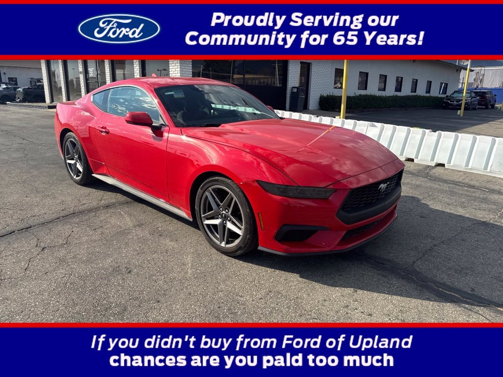 Used 2025 Race Red Ford EcoBoost image 1