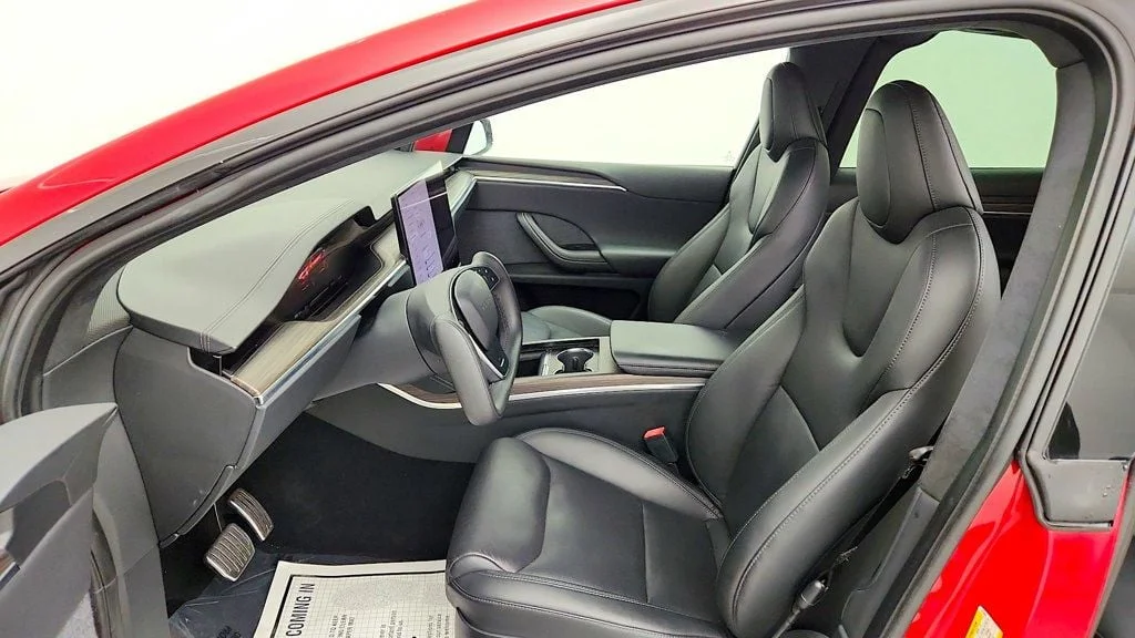 Used 2023 Red Multi-Coat Tesla AWD image 12