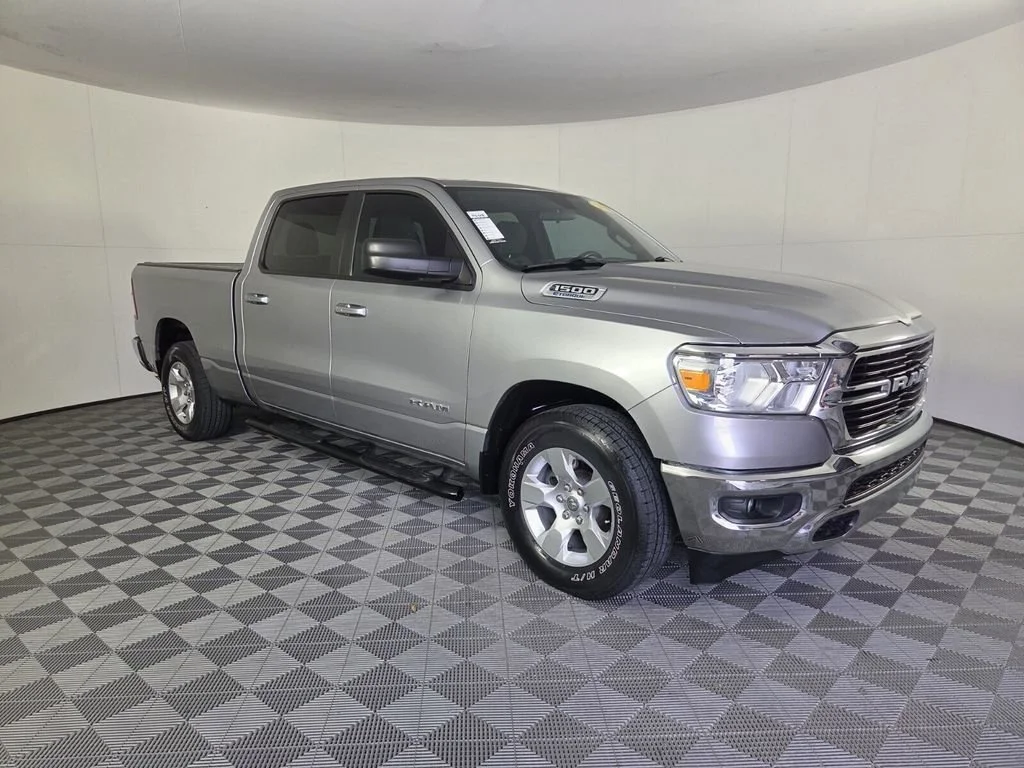 Used 2021 Billet Silver Metallic Clearcoat Ram Big Horn image 2