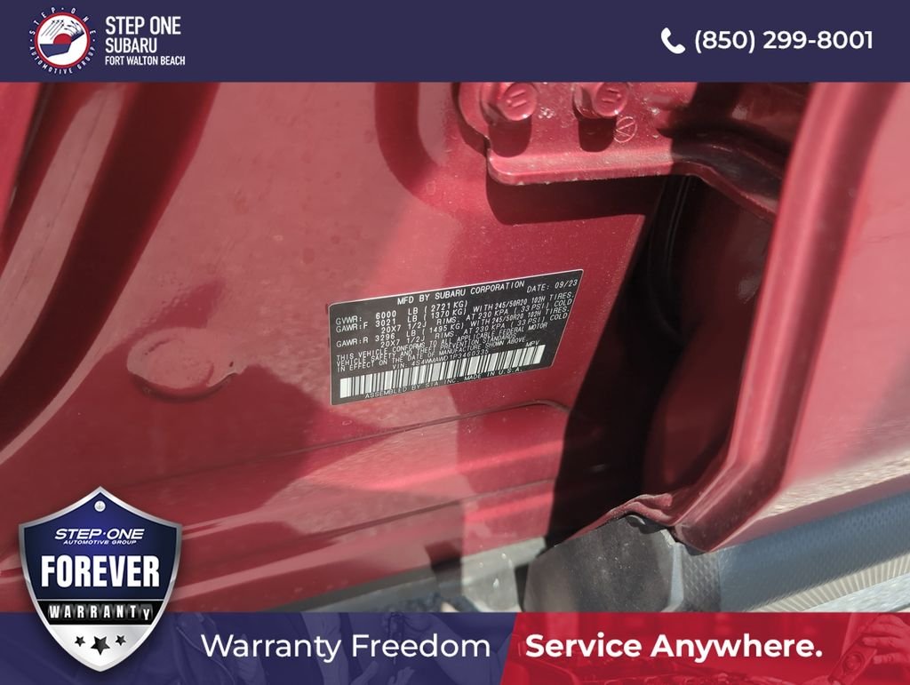 Used 2023 Red Subaru Touring image 44