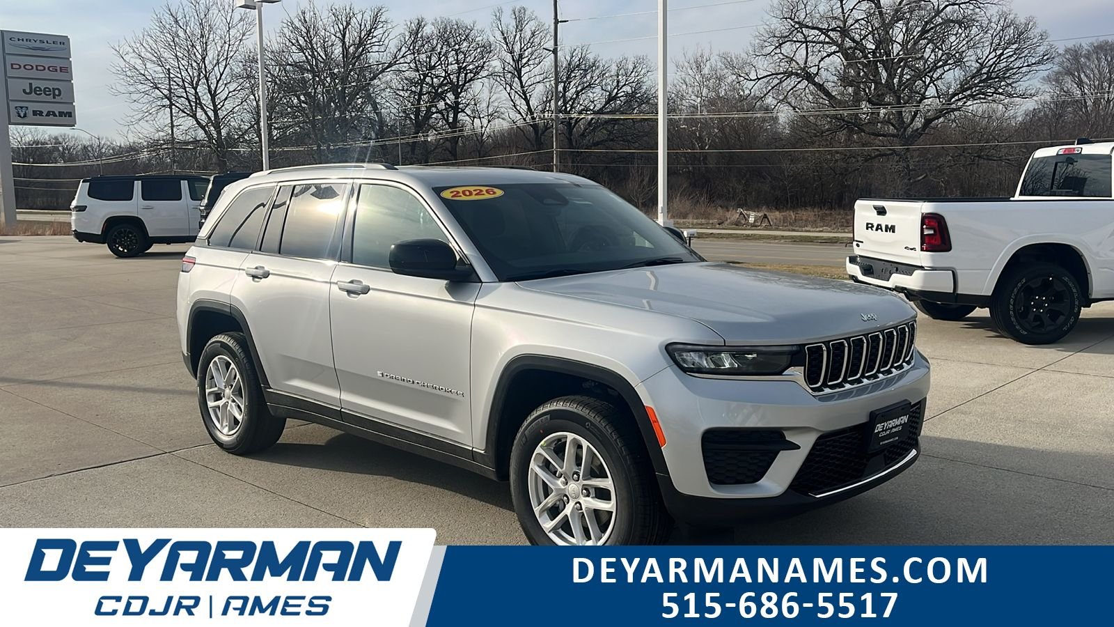 New 2026 Silver Zynith Exterior Paint Jeep Laredo X image 1