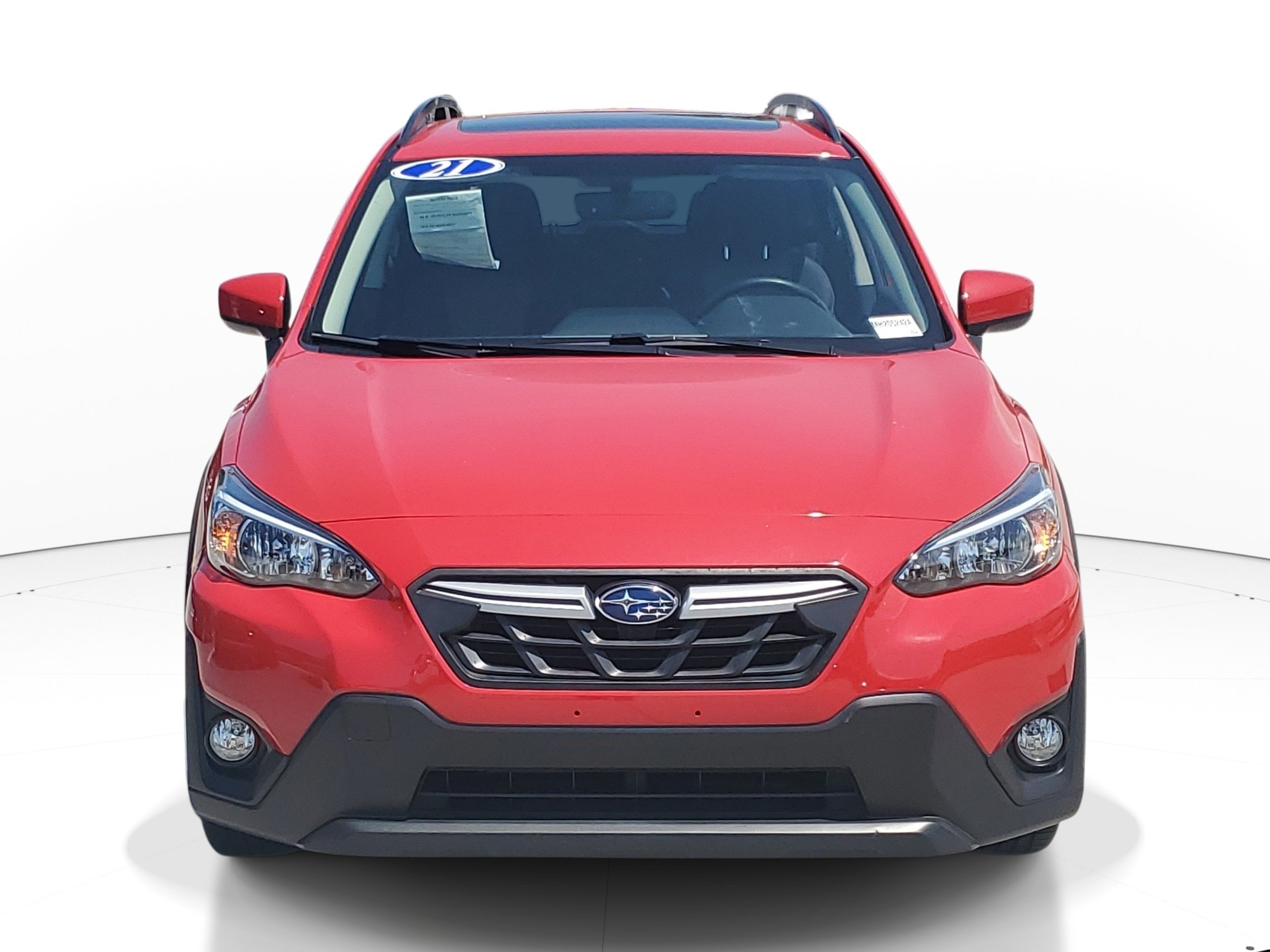 Used 2021 Pure Red Subaru Premium image 1