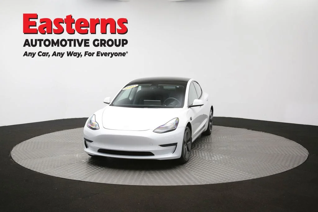 Used 2021 White Tesla Standard Range Plus image 48