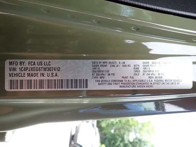 New 2026 41 Exterior Paint Jeep Sahara image 17