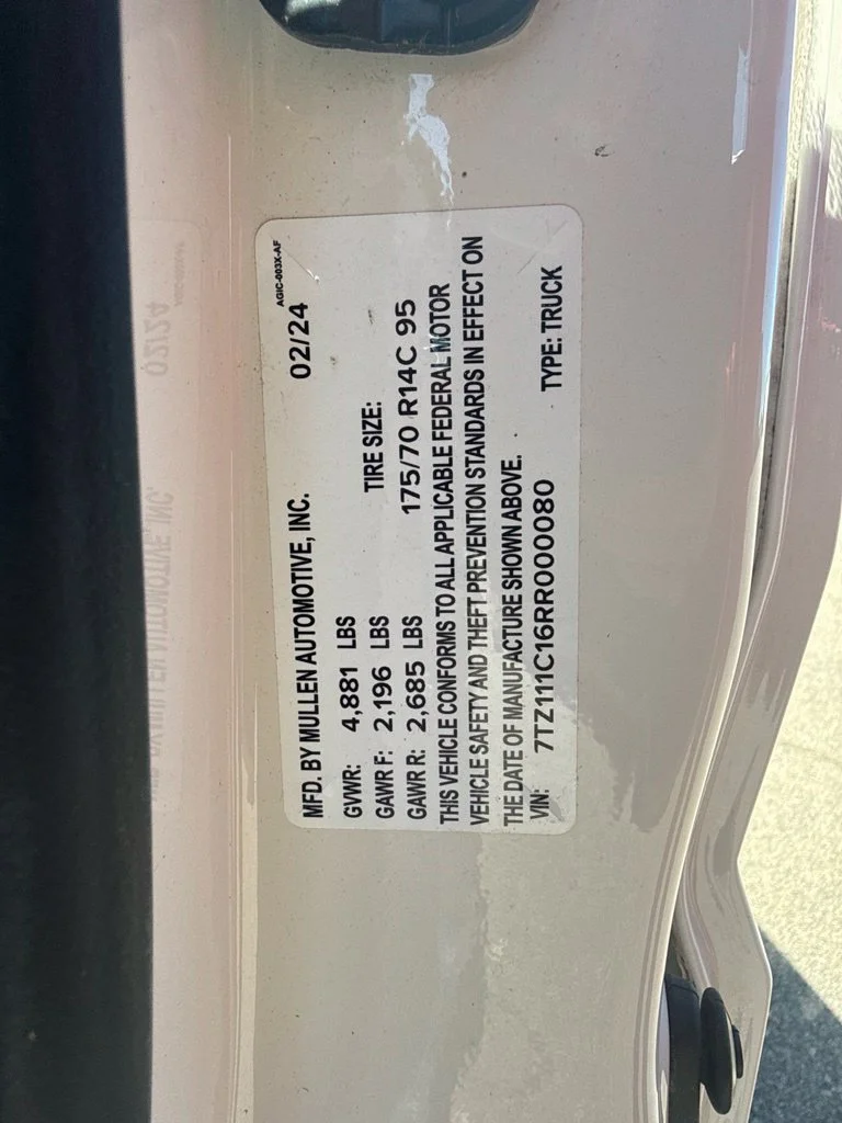Used 2024 White MULLEN  image 23