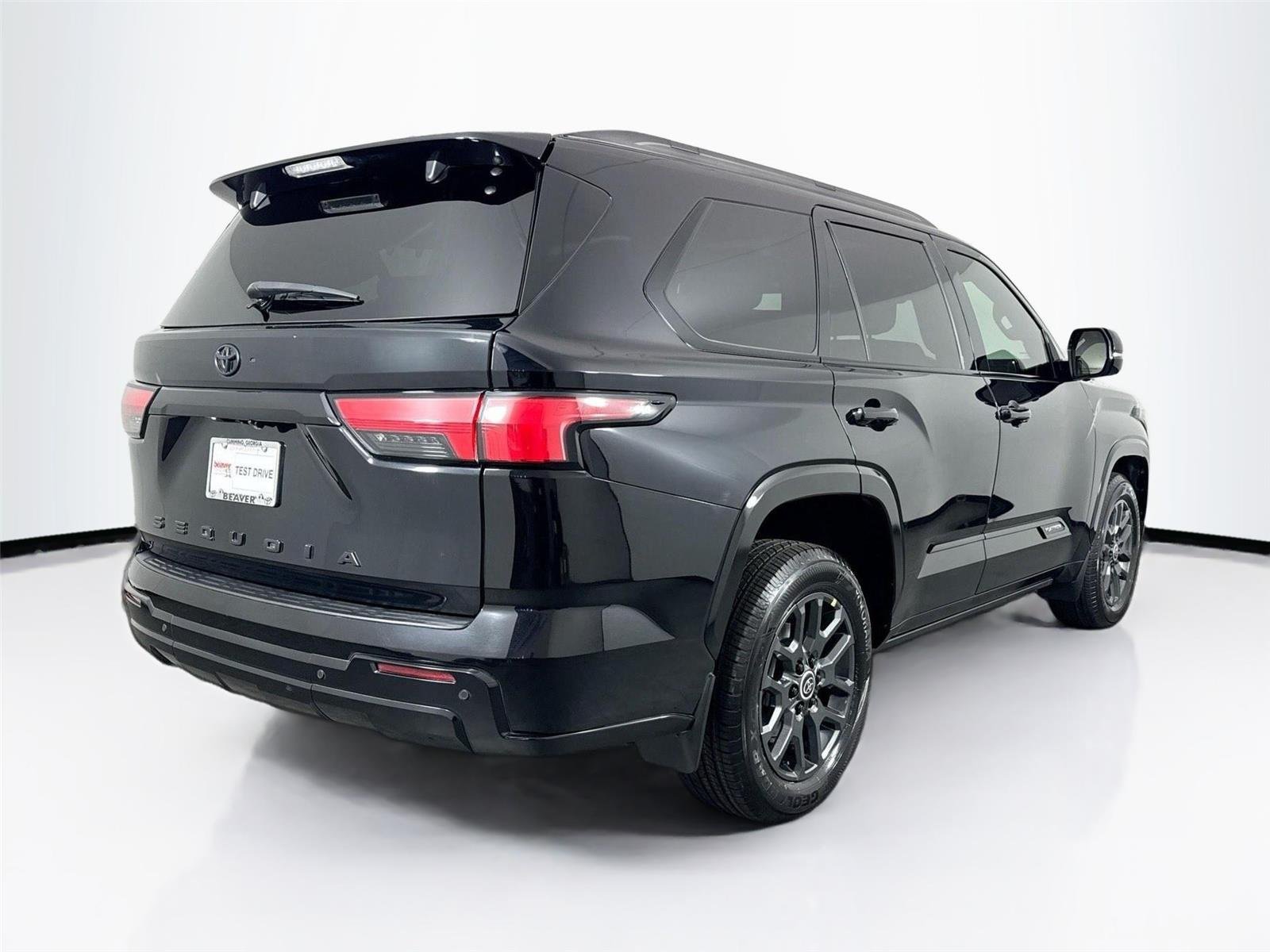 Certified Used 2024 Midnight Black Metallic Toyota Platinum image 2