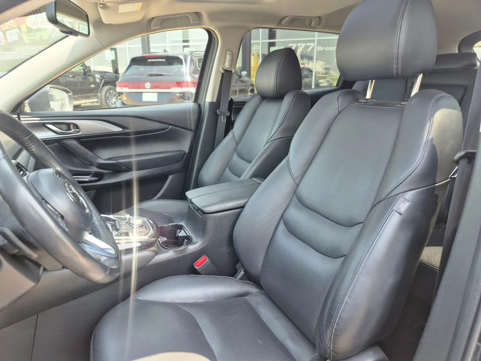 Certified Used 2023 Deep Crystal Blue Mica Mazda GS-L AWD*7 Pass | Adaptive Cruise | Htd Leather | Sunroof | Htd Wheel | Lane Keep Assist | Park Asst image 7