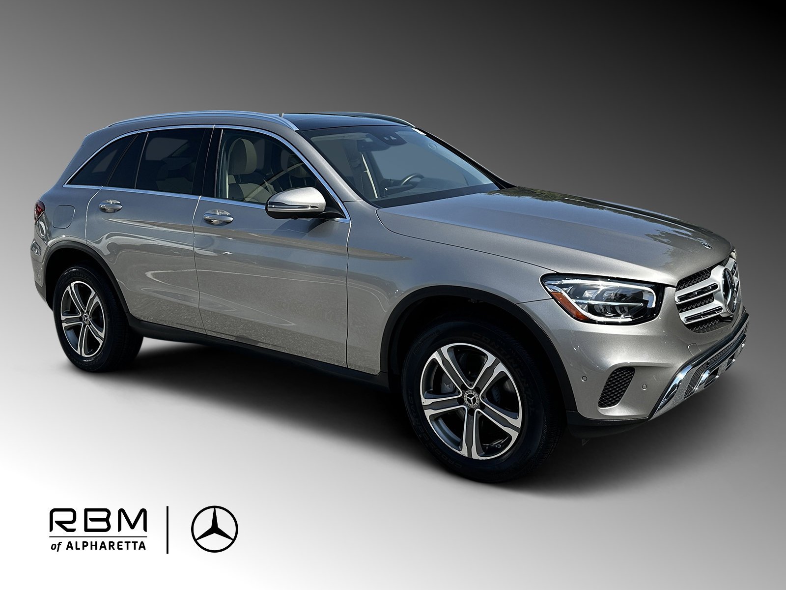 Certified Used 2021 Silver Mercedes-Benz GLC 300 image 1