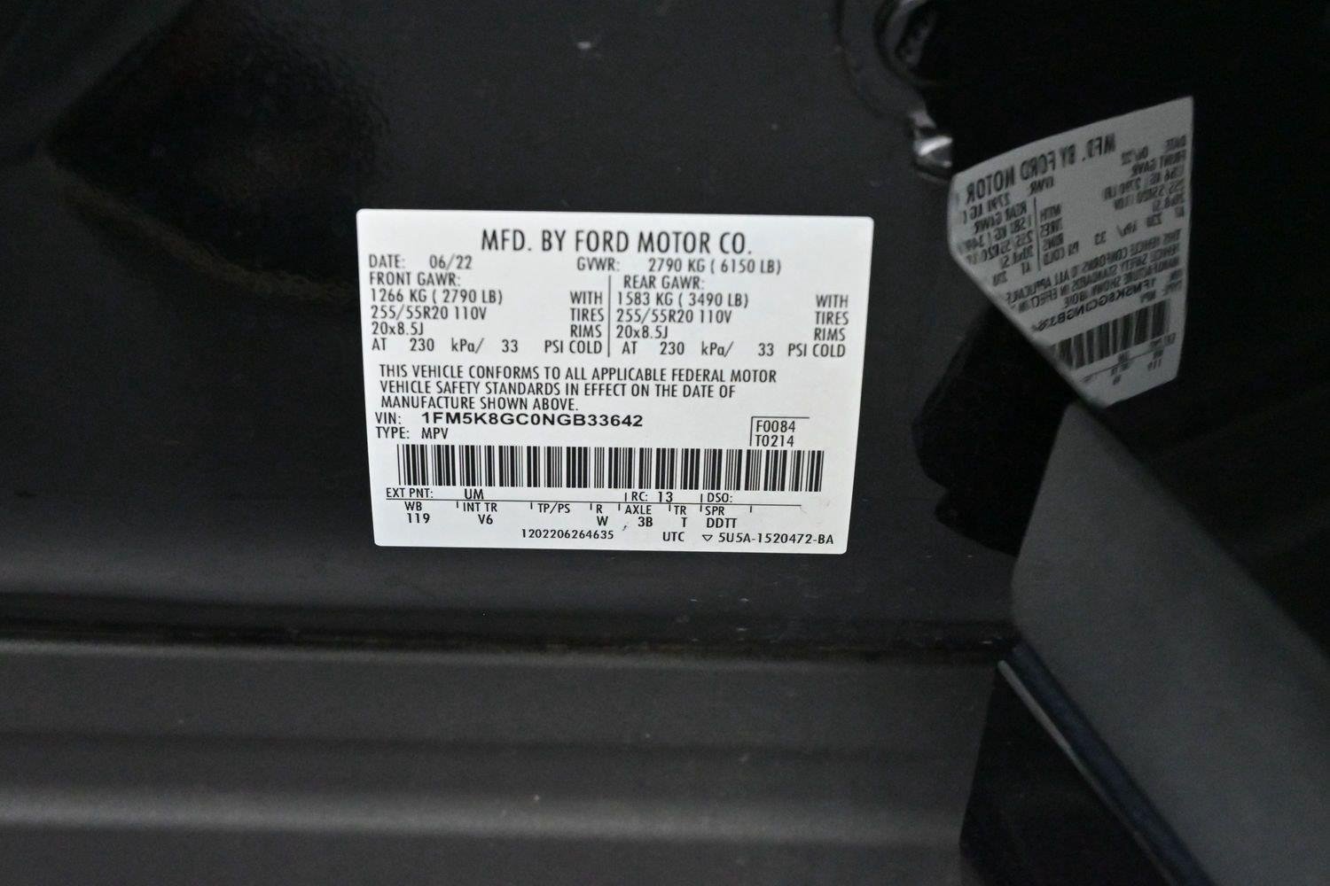 Used 2022 Agate Black Ford ST image 40