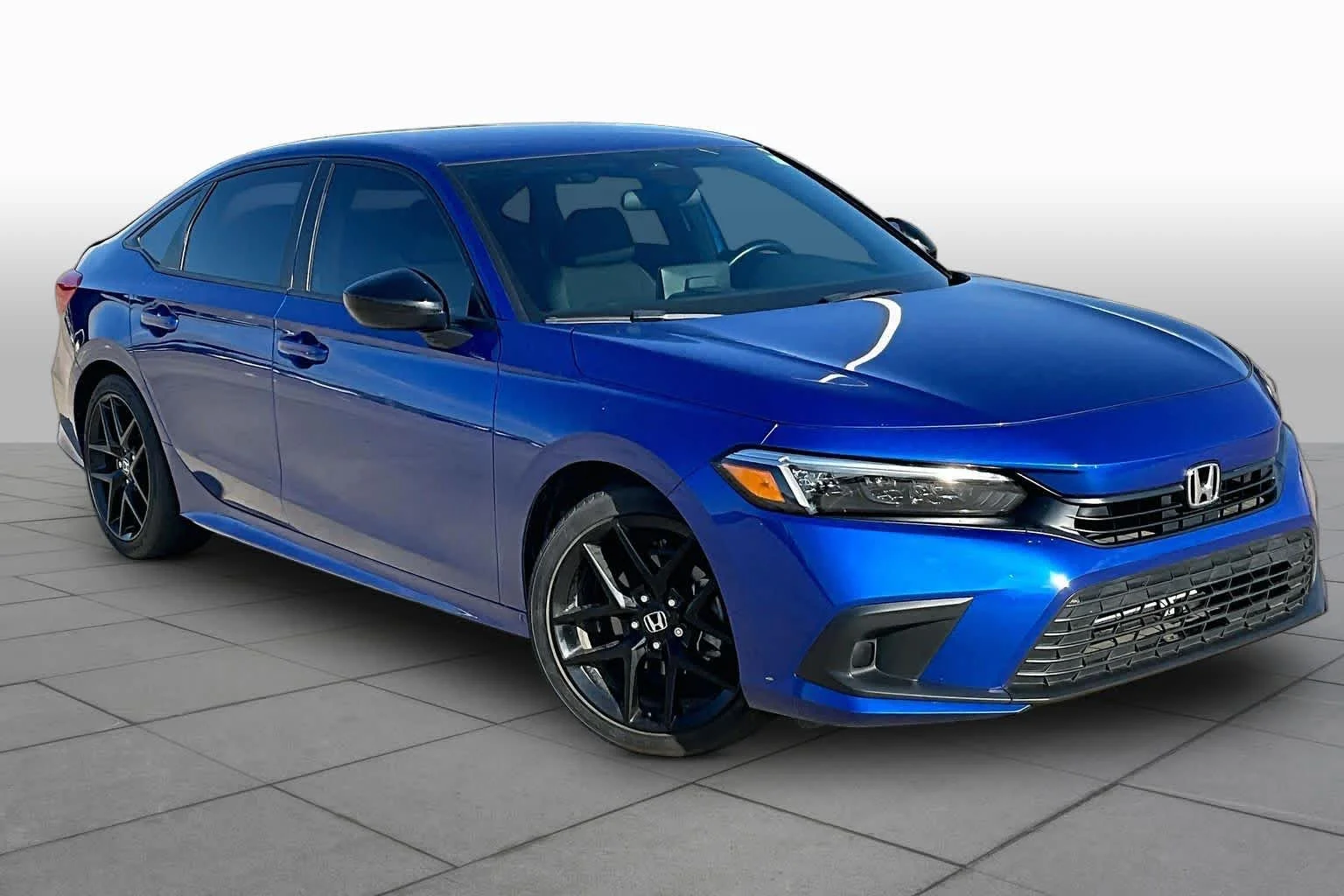 Used 2022 Aegean Blue Metallic Honda Sport image 3