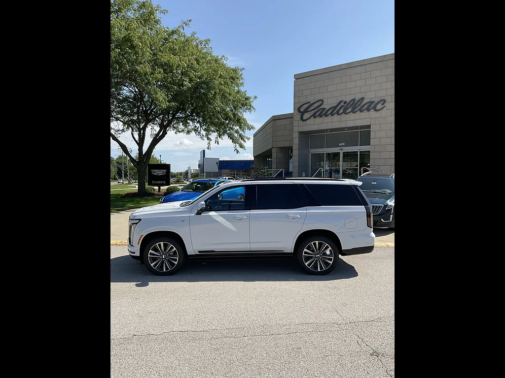 New 2026 Vibrant White Tricoat Cadillac Sport image 2