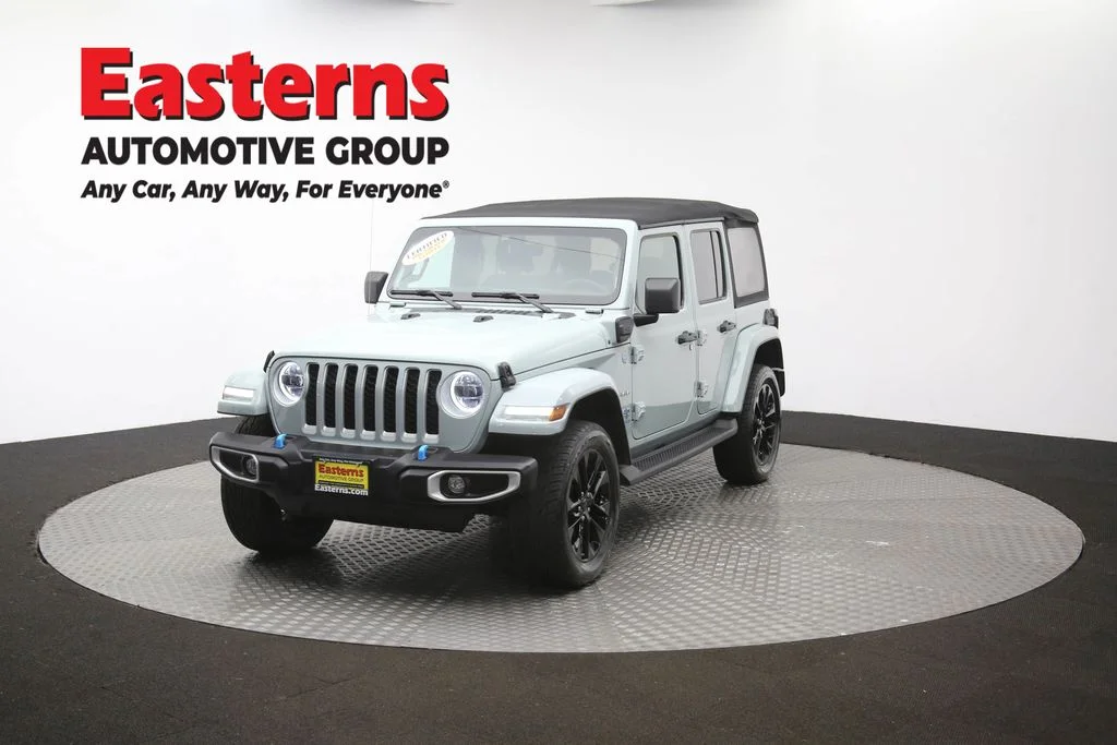 Used 2023 Gray Jeep Sahara 4xe image 54