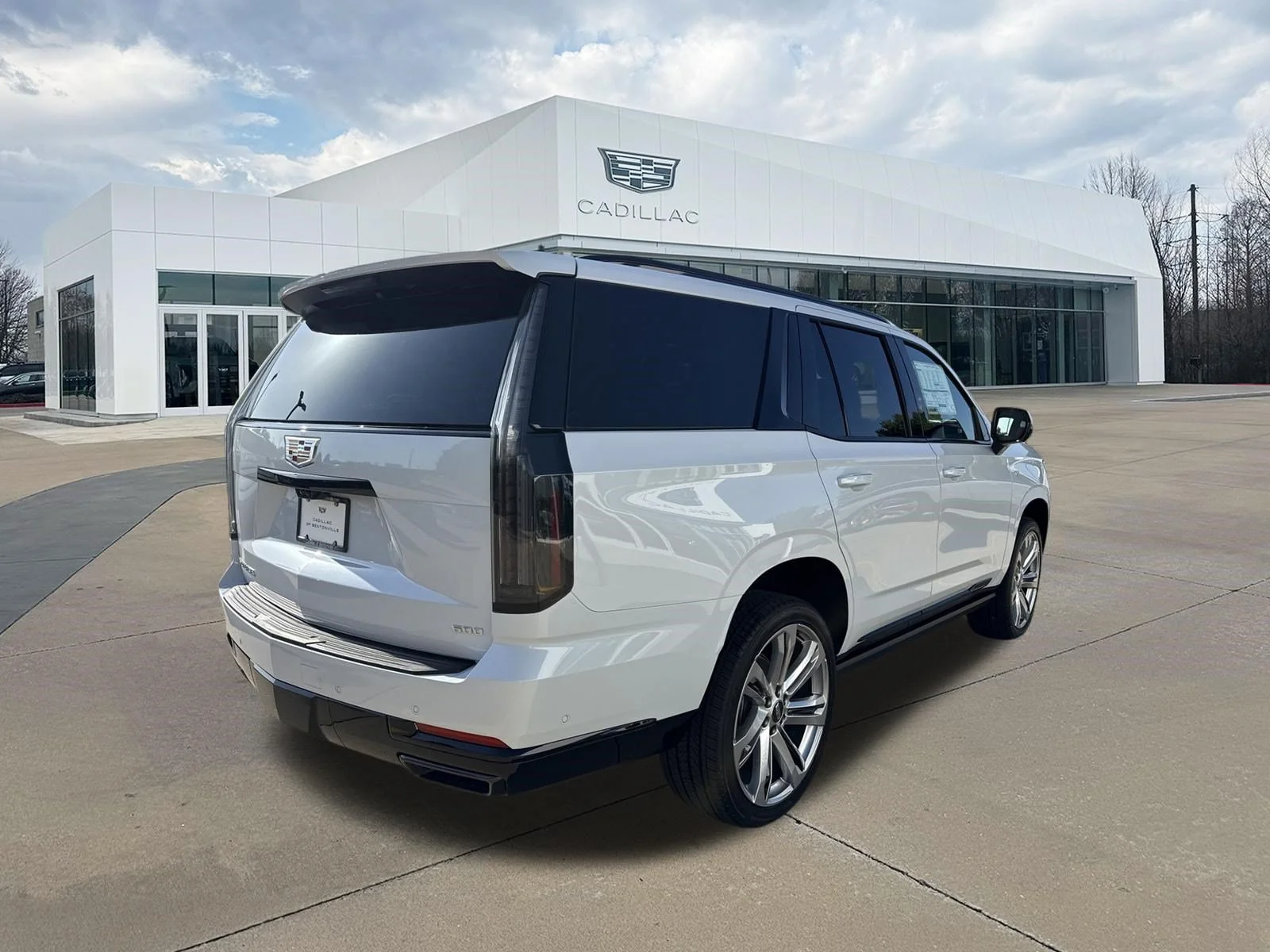 New 2026 Vibrant White Tricoat Cadillac 4WD Platinum Sport image 3