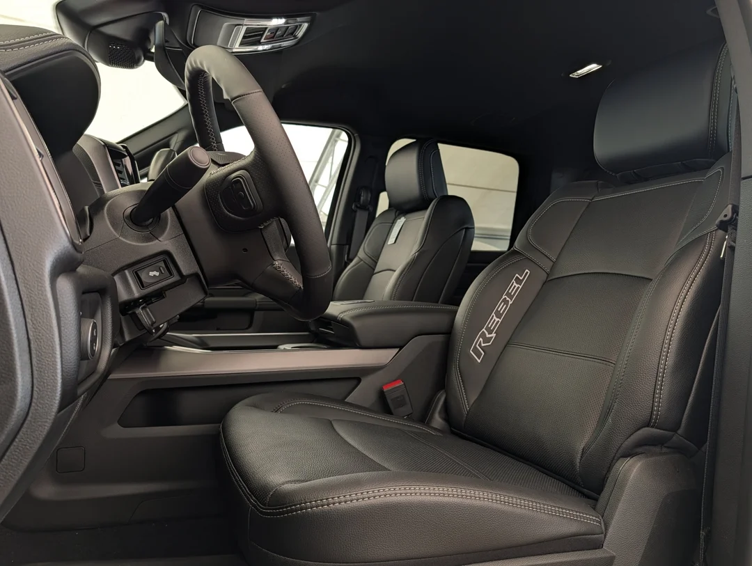 New 2026 Silver RAM Rebel - - Rebel Level 1 Pkg - Surround View Camera - Ventilated Seats - Tow Technology Grp & More! image 15