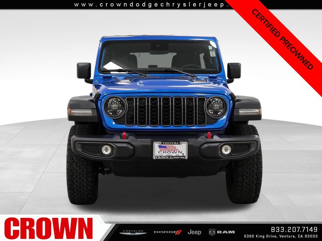 Certified Used 2025 Blue Jeep Rubicon image 2