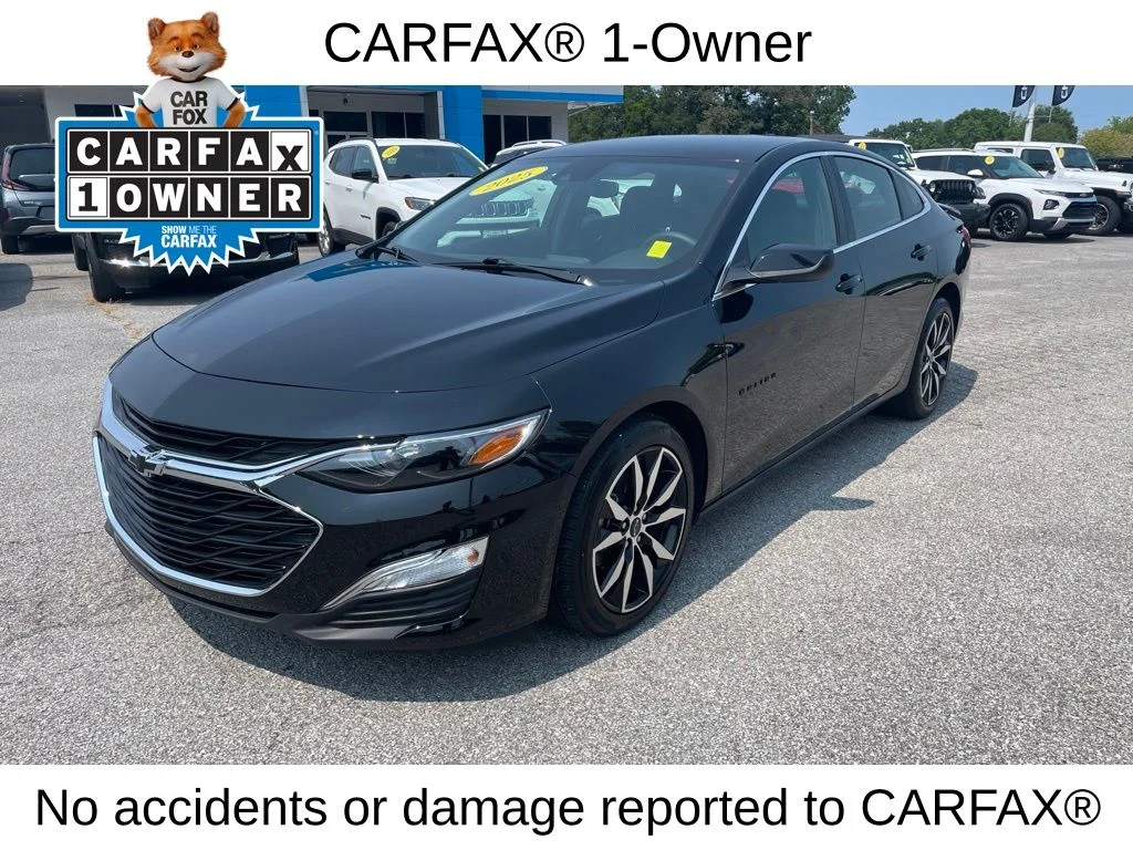 Used 2025 Black Metallic Chevrolet RS image 3
