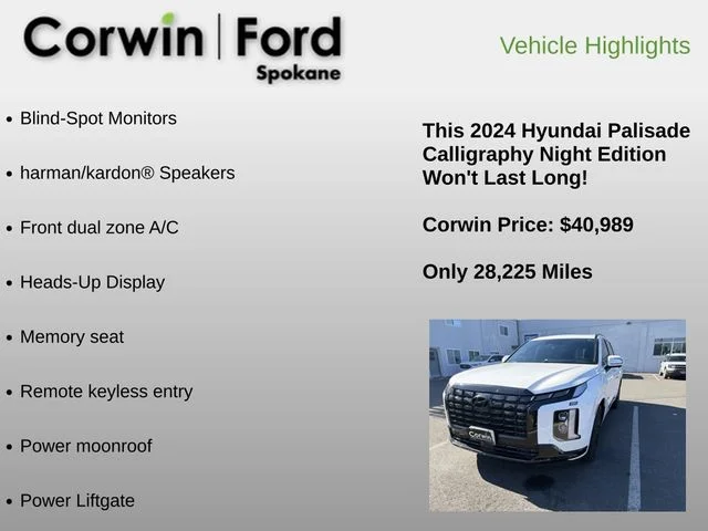 Used 2024 Hyper White Hyundai Calligraphy Night Edition image 6