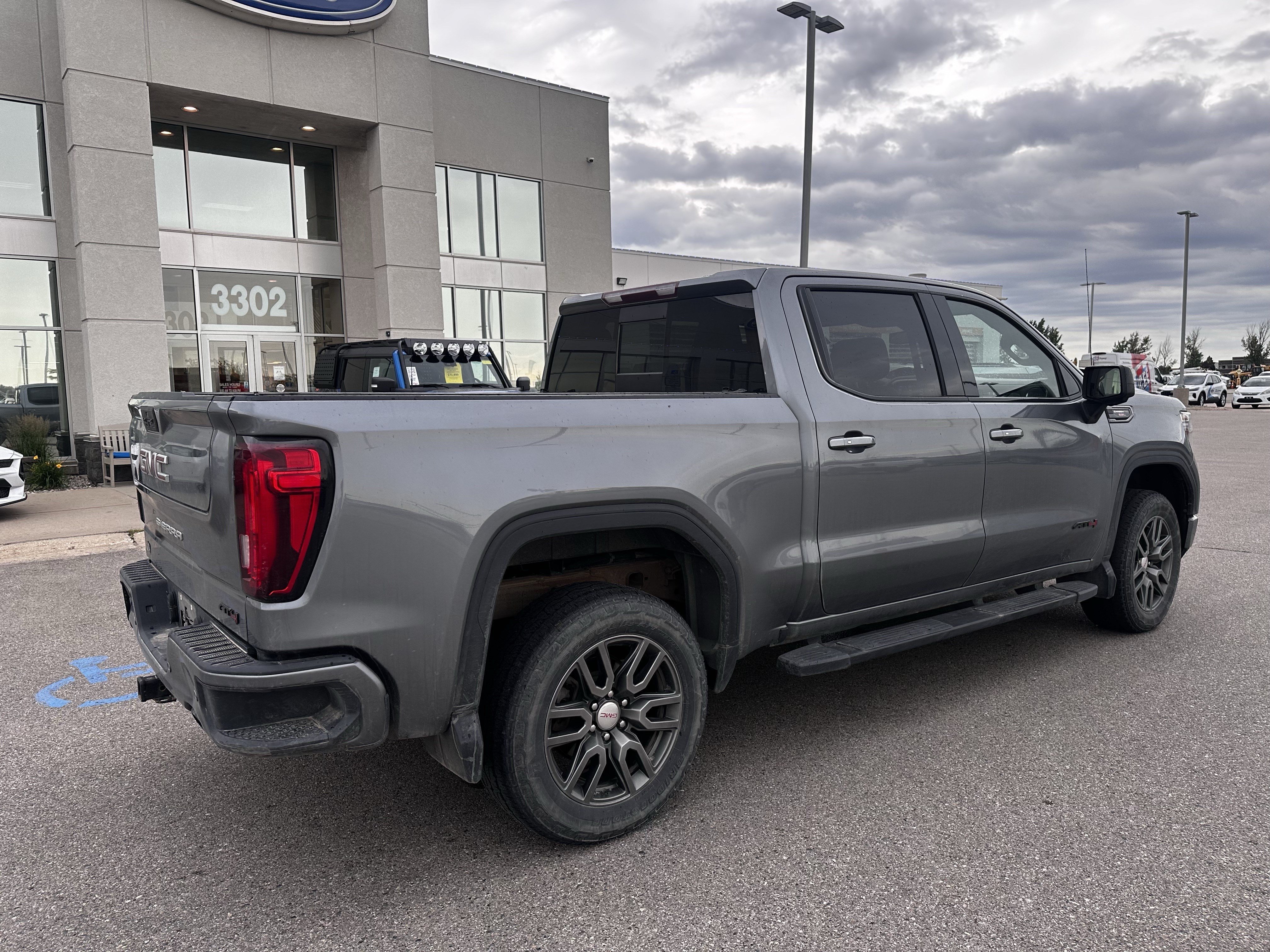 Used 2020 Satin Steel Metallic GMC AT4 image 4