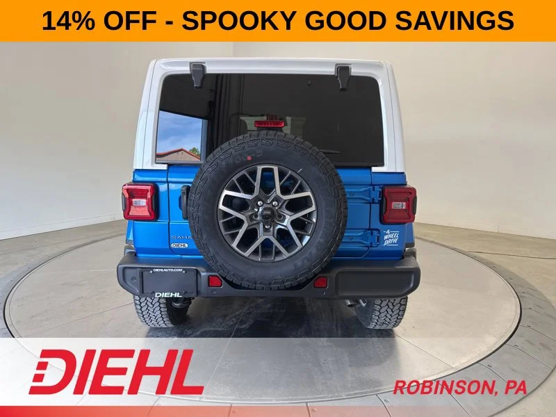 New 2026 Hydro Blue Pearl-Coat Exterior Paint Jeep Sahara image 6