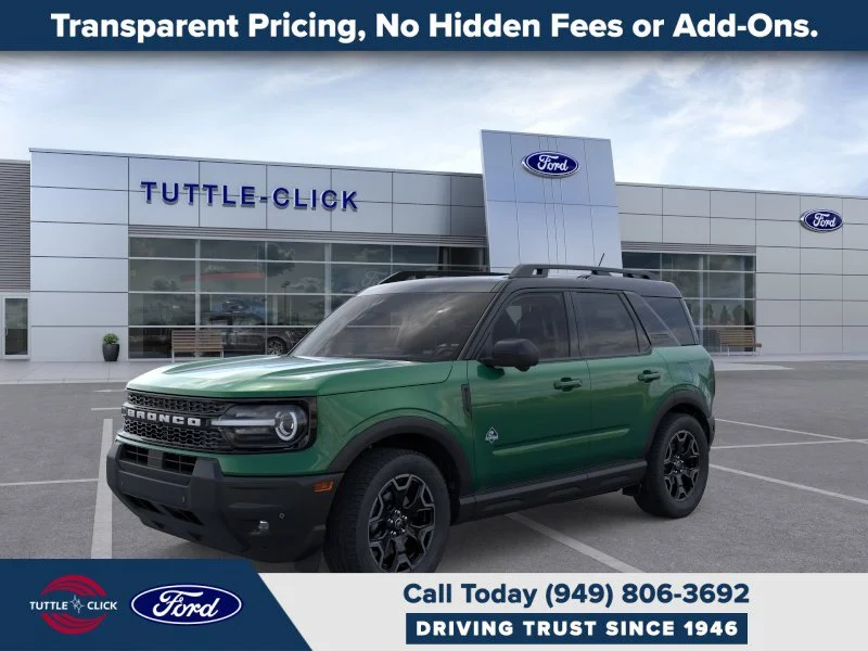 New 2025 Eruption Green Metallic Ford Outer Banks image 1