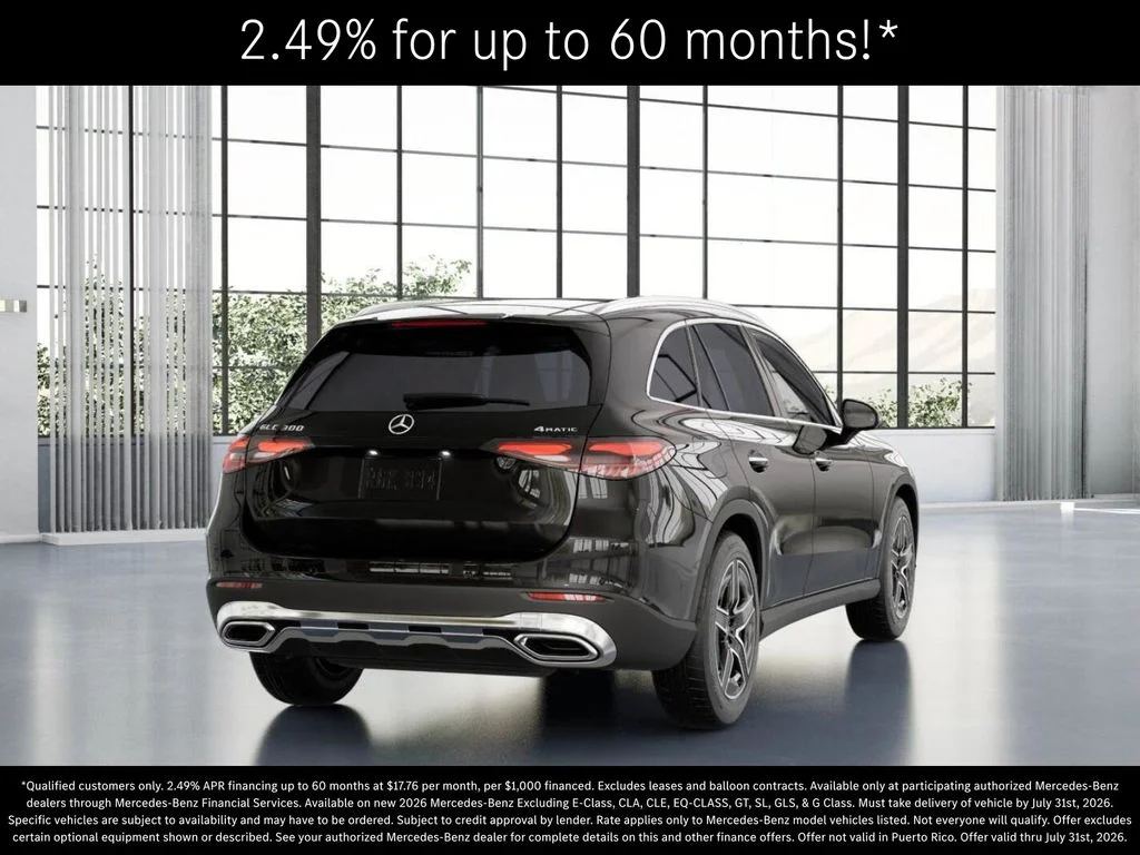 New 2026 Obsidian Black Metallic Mercedes-Benz GLC 300 image 23