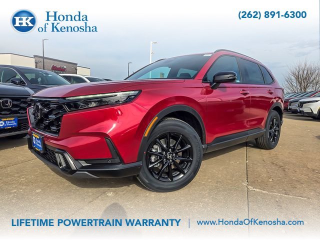 New 2027 Radiant Red Metallic Honda Sport-L Hybrid AWD image 1