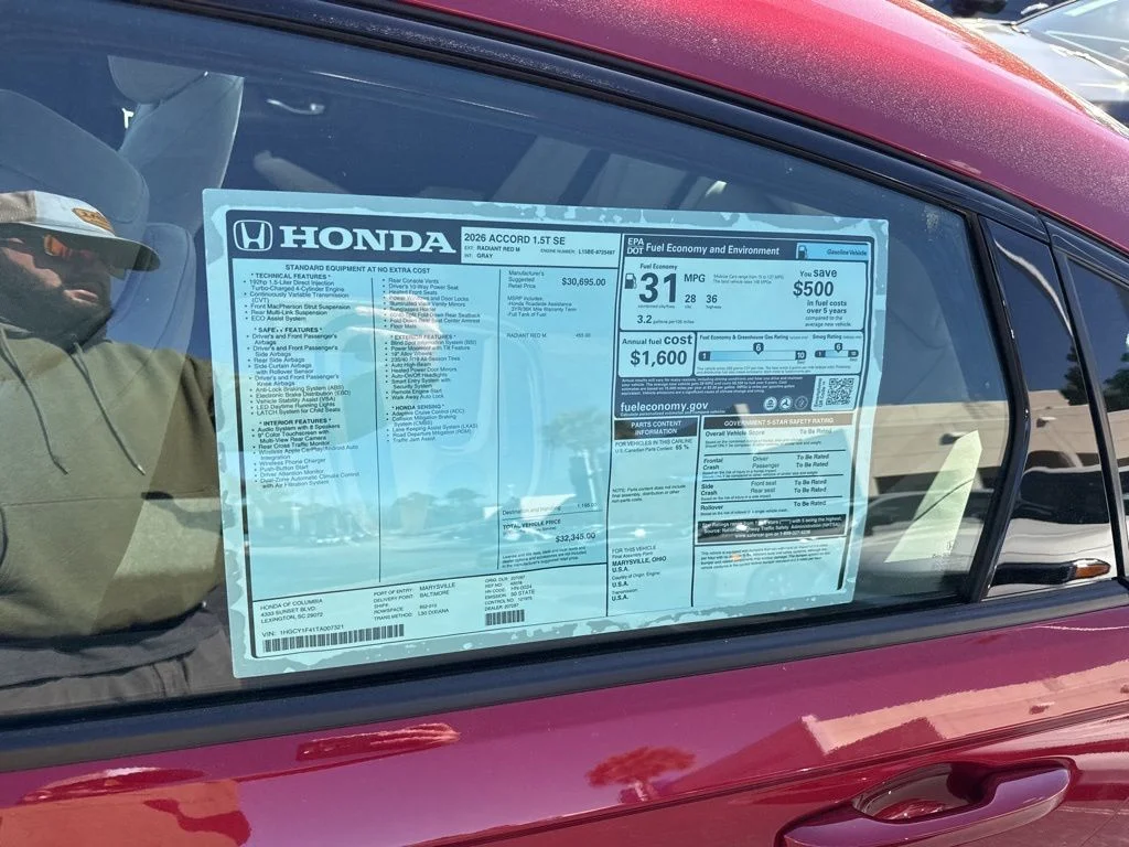 2026 Honda Accord SE - Photo 11