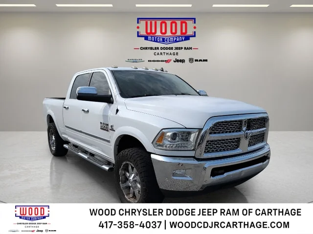 Used 2017 Bright White Clearcoat Ram Laramie image 1