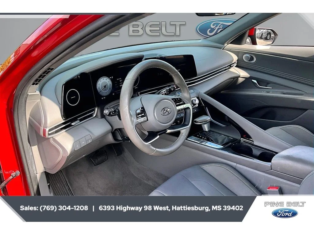 Used 2023 Scarlet Red Pearl Hyundai SEL image 12