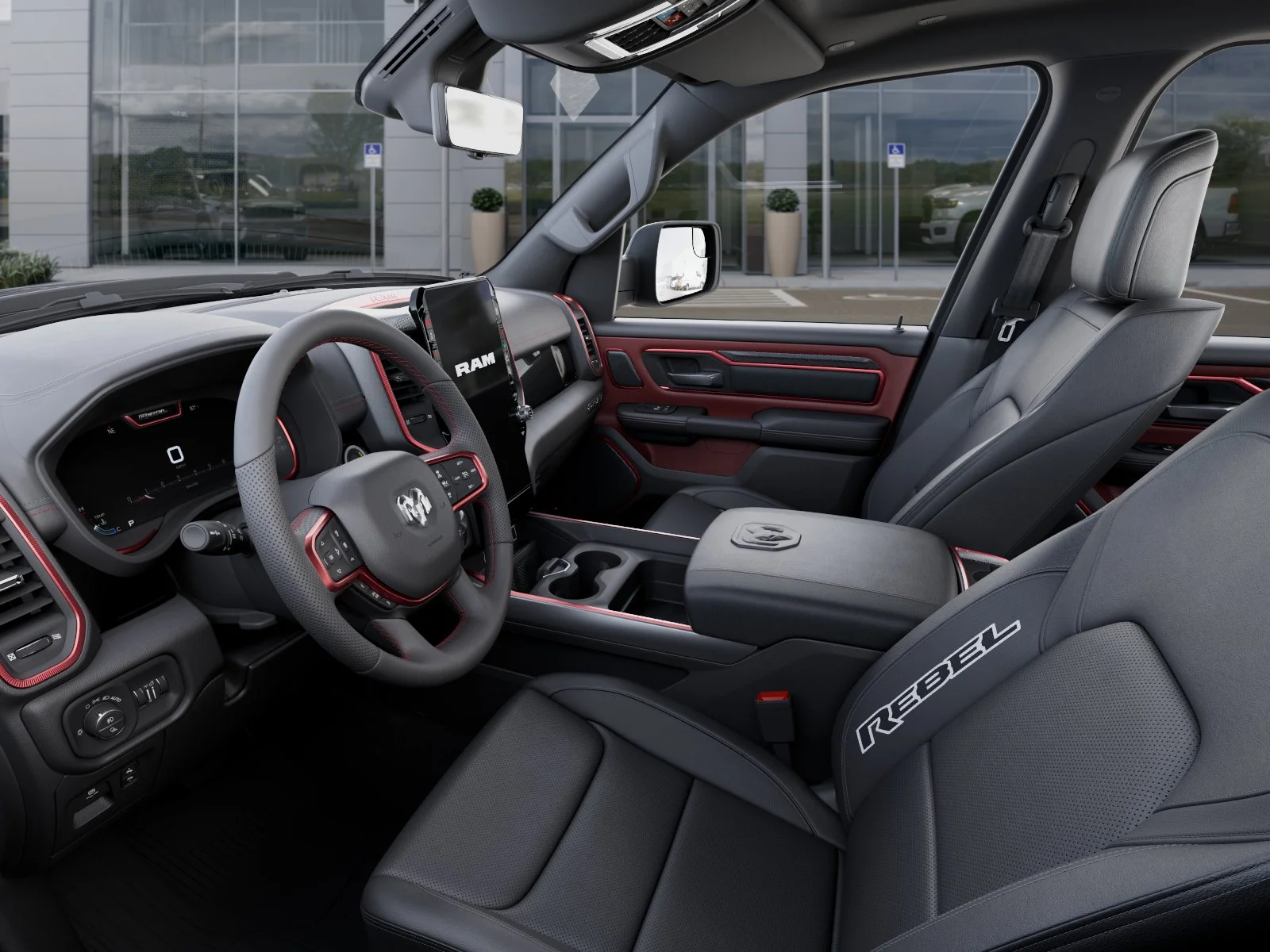 New 2026 Diamond Black Crystal Pearl-Coat Exterior Paint RAM Rebel image 54