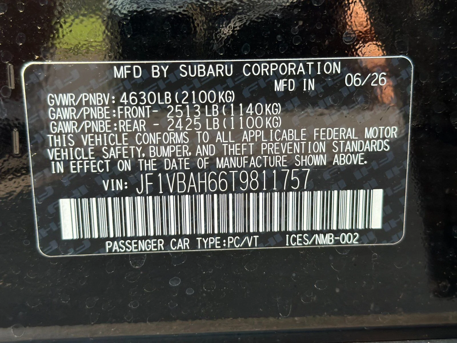 New 2026 CRYSTAL BLACK SILICA Subaru Premium image 27