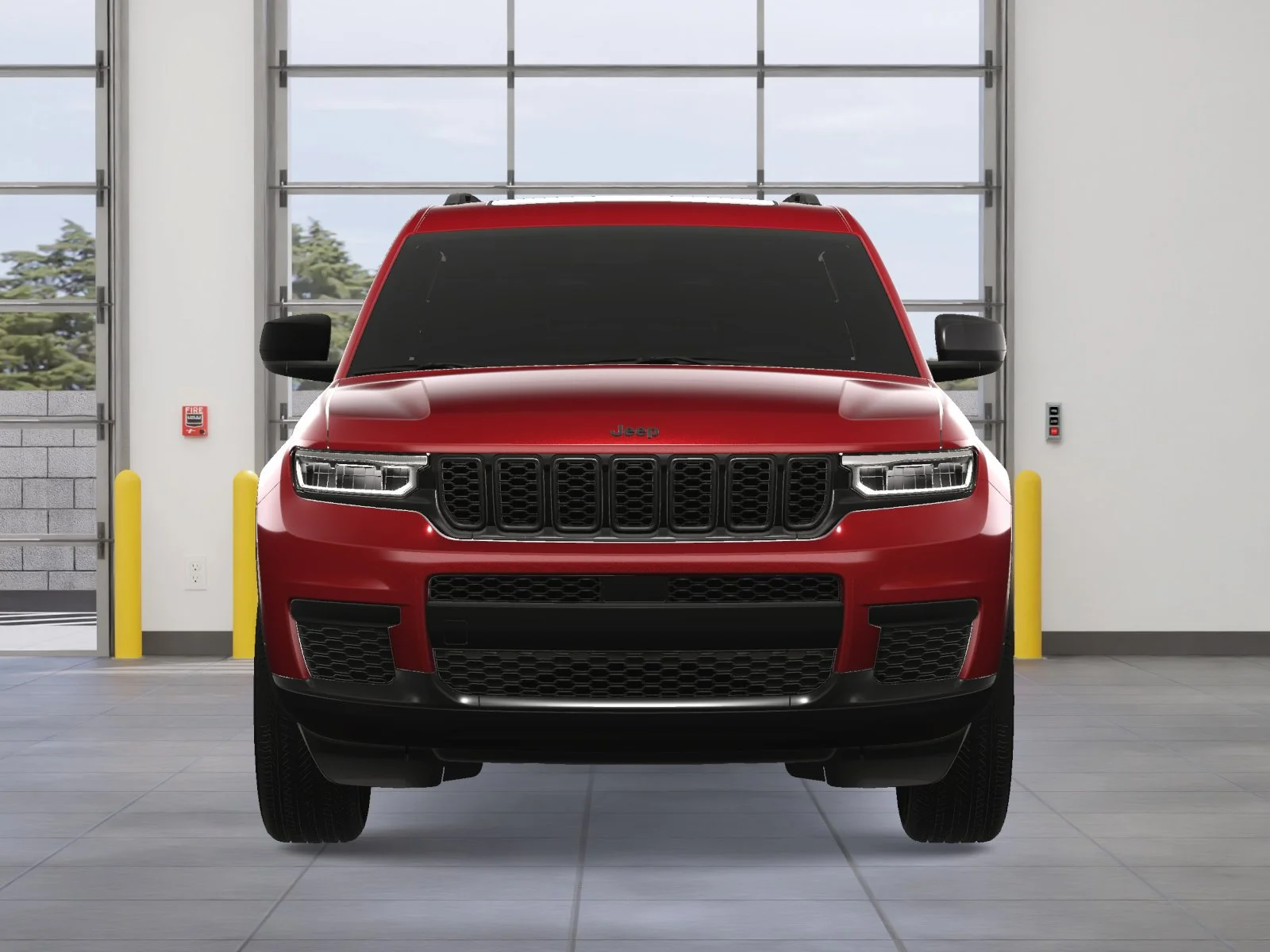 New 2024 Velvet Red Pearl-Coat Exterior Paint Jeep Altitude X image 38