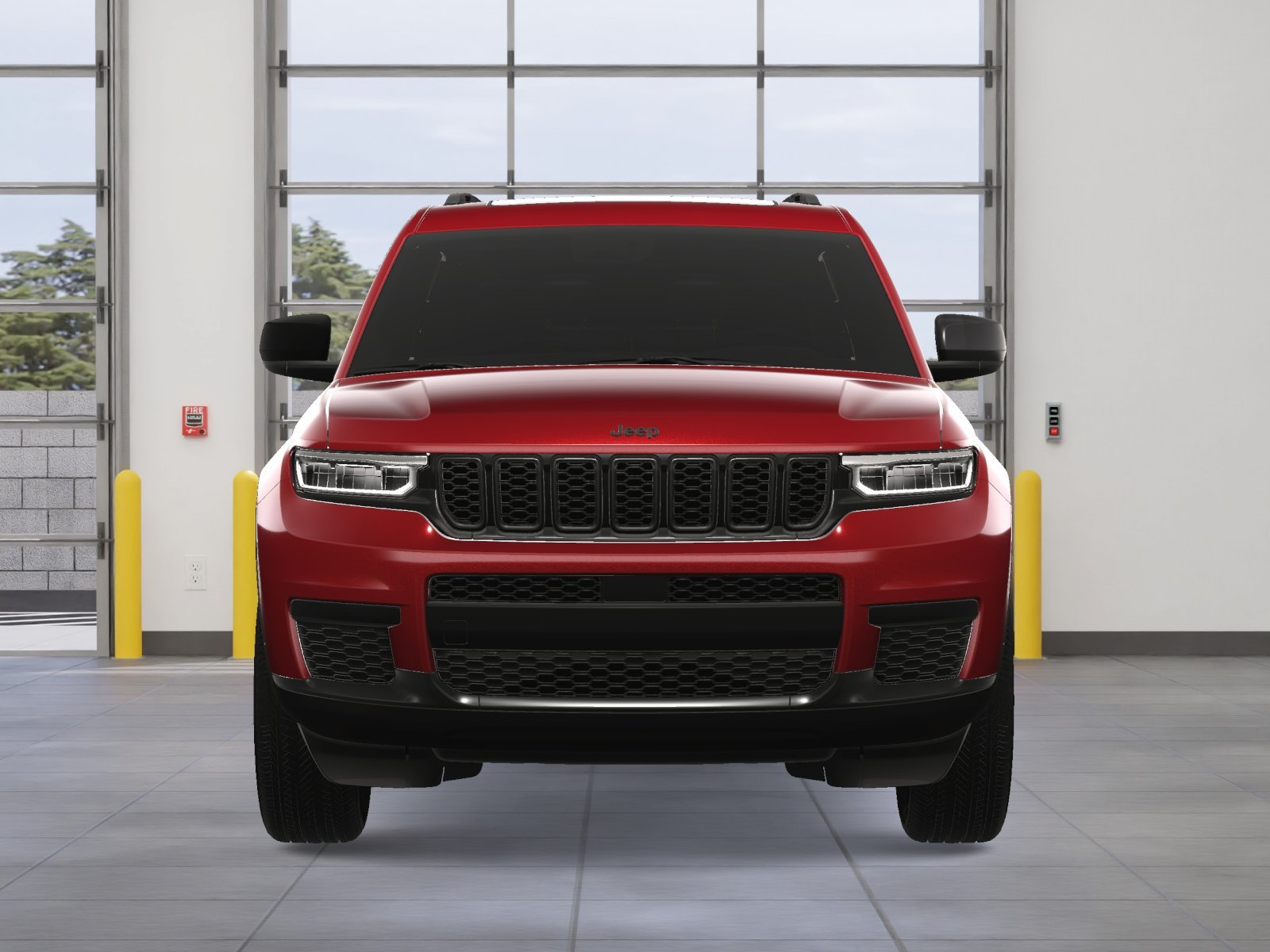 New 2024 Velvet Red Pearl-Coat Exterior Paint Jeep Altitude X image 38