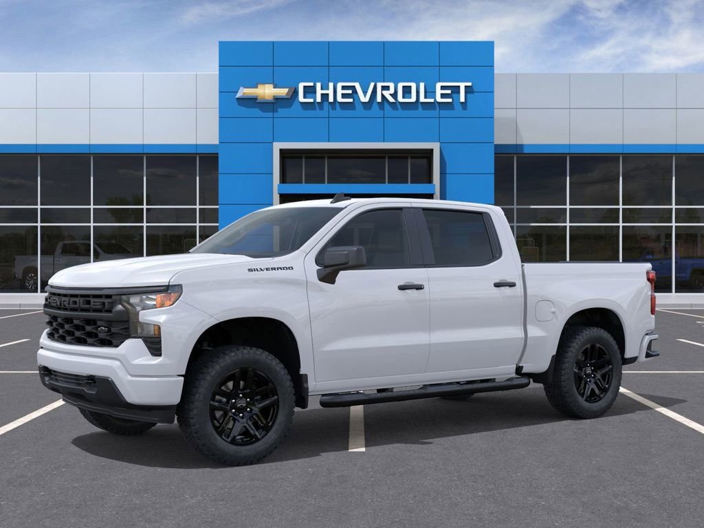 New 2026 Chevrolet Silverado 1500 Custom 4D Crew Cab