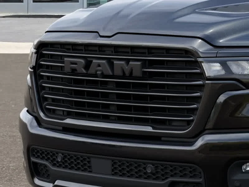 New 2026 Diamond Black Crystal Pearl-Coat Exterior Paint RAM Laramie image 11