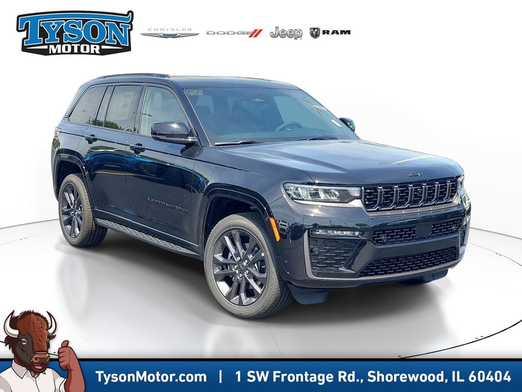 New 2026 Diamond Black Crystal Pearl-Coat Exterior Paint Jeep Limited Reserve image 1