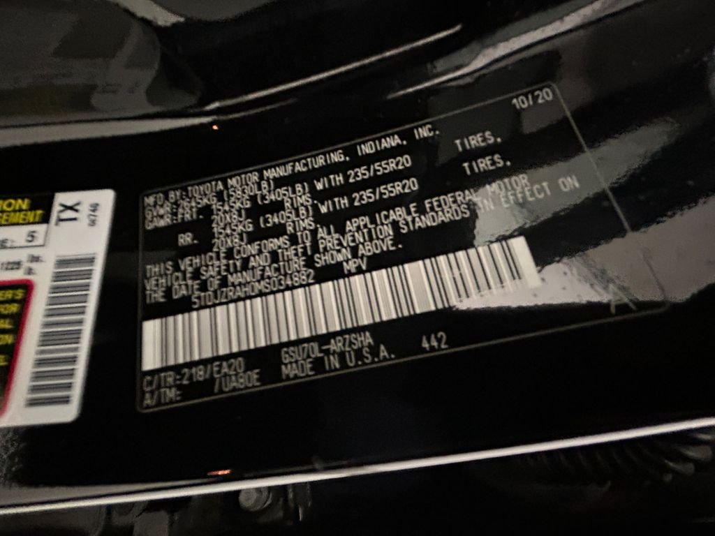 Used 2021 Black Toyota XSE image 20